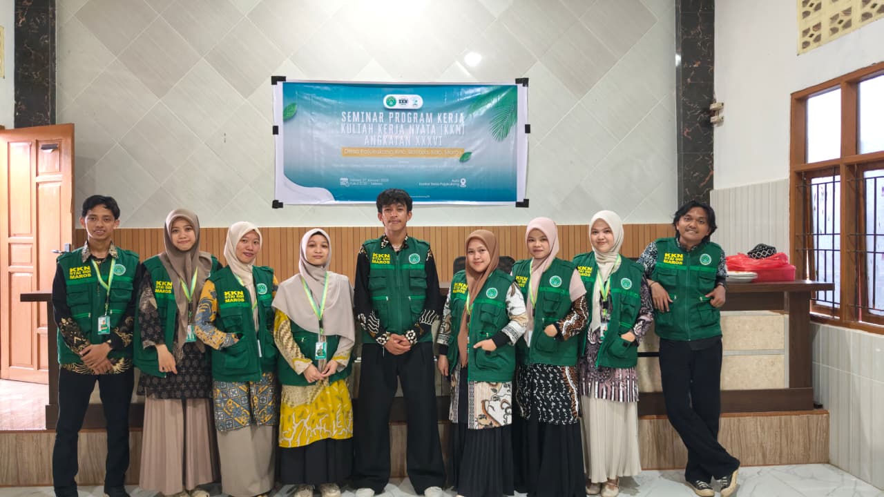 Awali Pengabdian di Desa Pajukukang, Mahasiswa KKN STAI DDI Maros Gelar Seminar Program Kerja